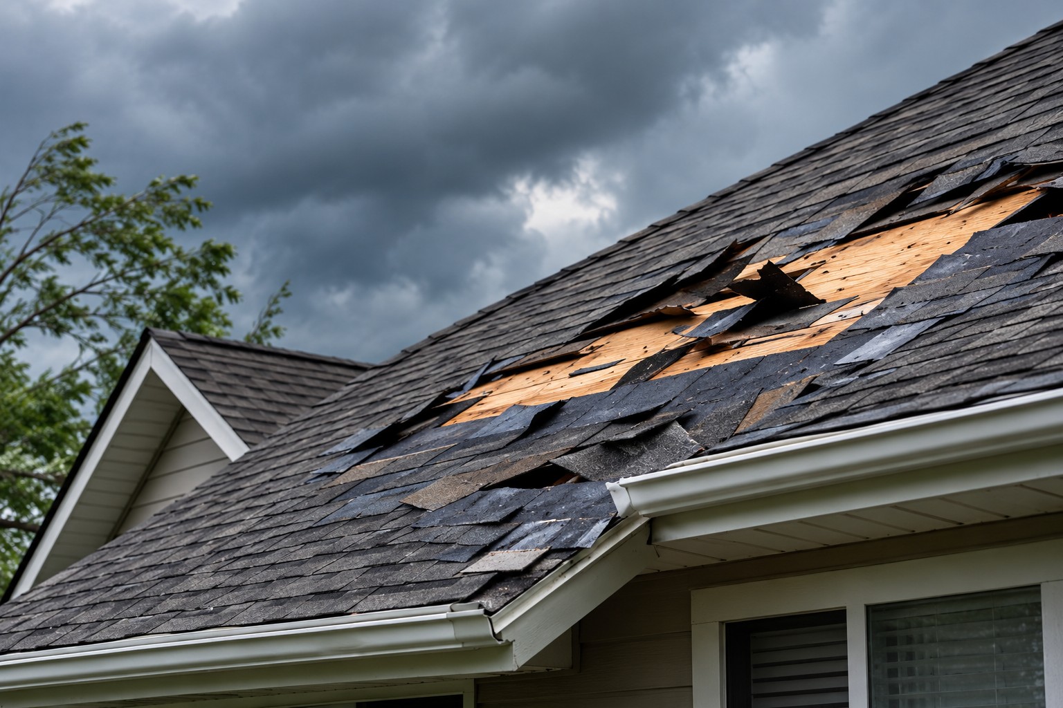 storm roof damage